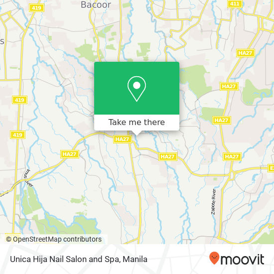 Unica Hija Nail Salon and Spa map