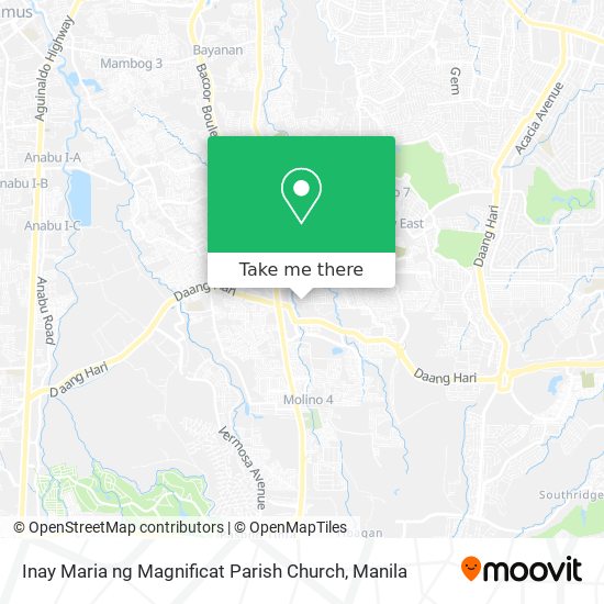 Inay Maria ng Magnificat Parish Church map