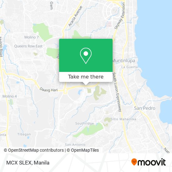 MCX SLEX map