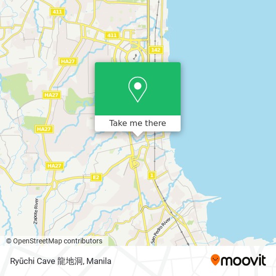 Ryūchi Cave 龍地洞 map