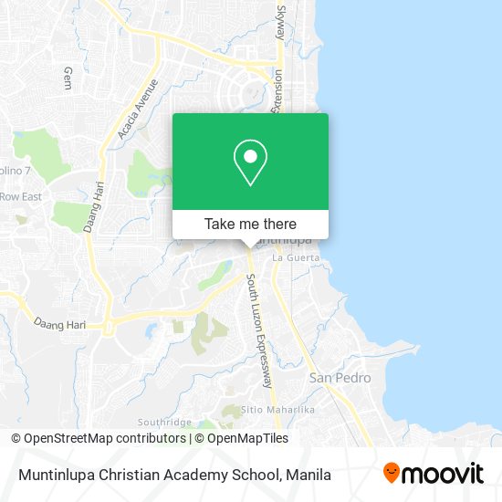 Muntinlupa Christian Academy  School map