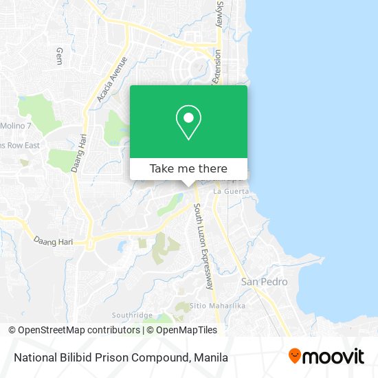 National Bilibid Prison Compound map