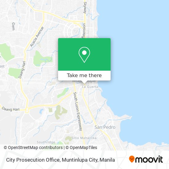 City Prosecution Office, Muntinlupa City map