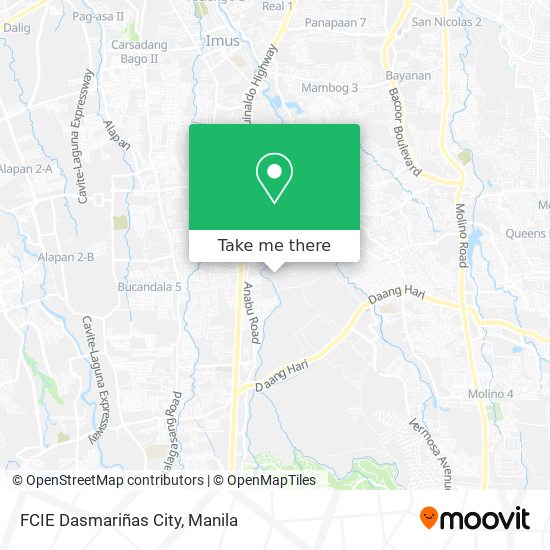 FCIE Dasmariñas City map