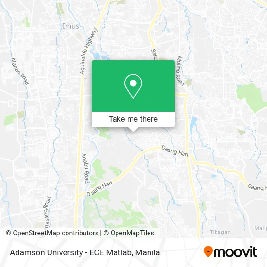 Adamson University - ECE Matlab map
