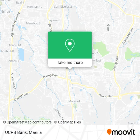 UCPB Bank map