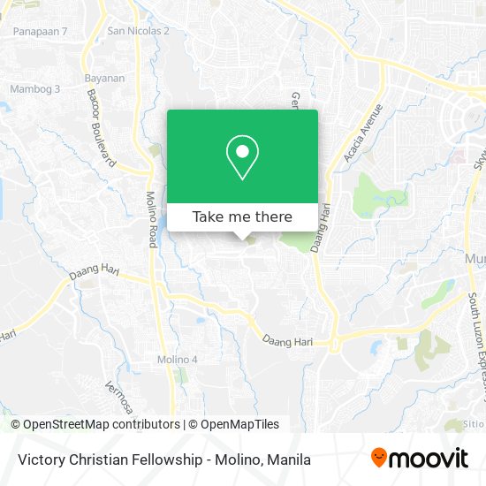Victory Christian Fellowship - Molino map