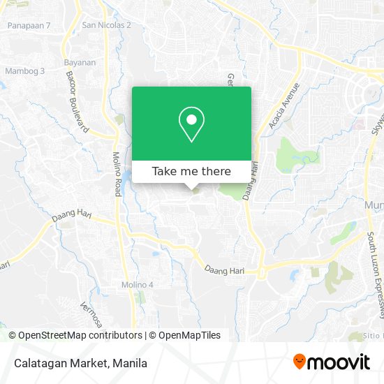 Calatagan Market map