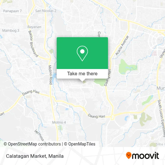 Calatagan Market map