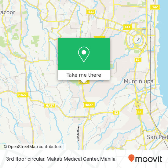 3rd floor circular, Makati Medical Center map