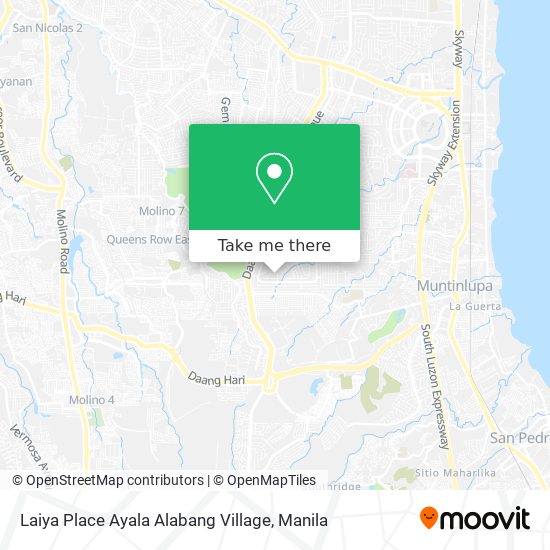 Laiya Place Ayala Alabang Village map