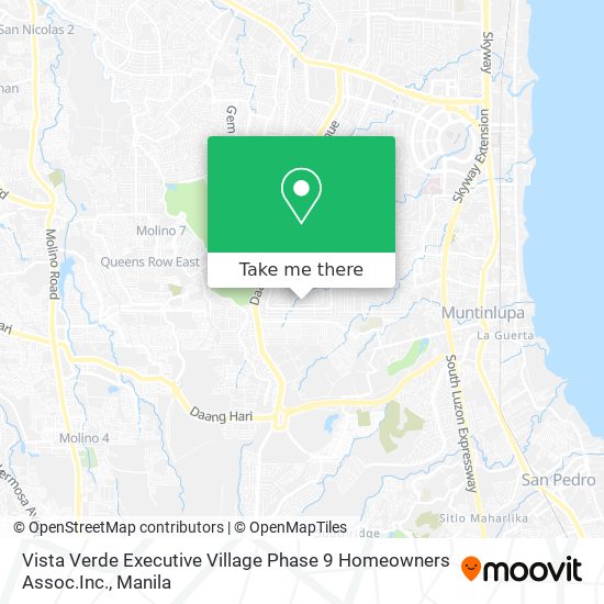 Vista Verde Executive Village Phase 9 Homeowners Assoc.Inc. map