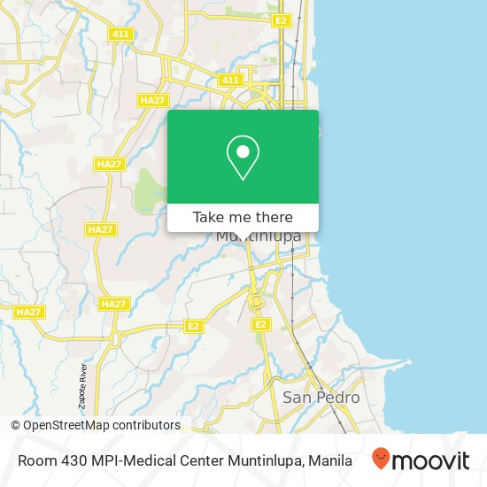 Room 430 MPI-Medical Center Muntinlupa map