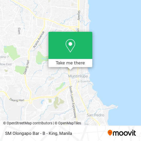 SM Olongapo Bar - B - King map