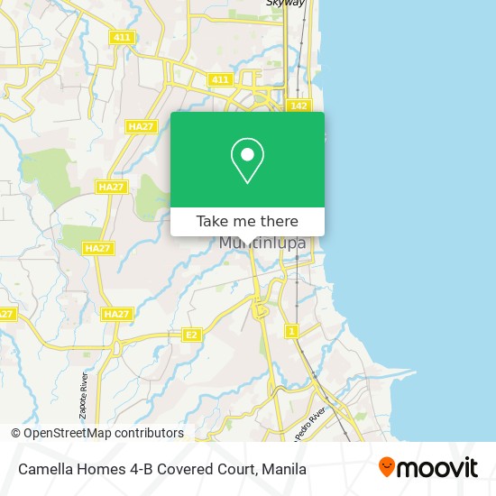 Camella Homes 4-B Covered Court map