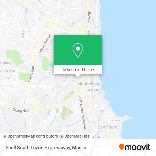 Shell South Luzon Expressway map