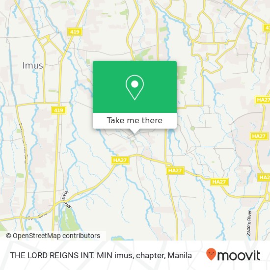 THE LORD REIGNS INT. MIN imus, chapter map