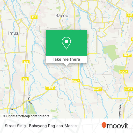 Street Sisig - Bahayang Pag-asa map