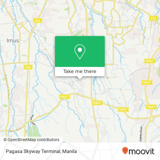 Pagasa Skyway Terminal map