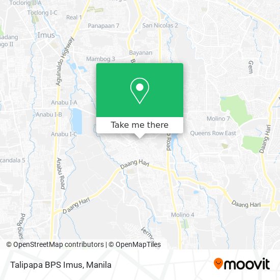 Talipapa BPS Imus map