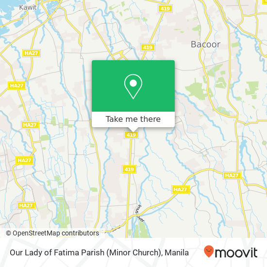 Our Lady of Fatima Parish (Minor Church) map