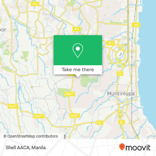 Shell AACA map