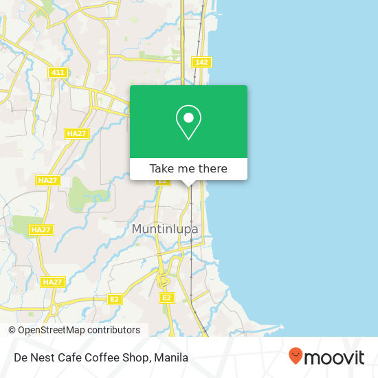 De Nest Cafe Coffee Shop map