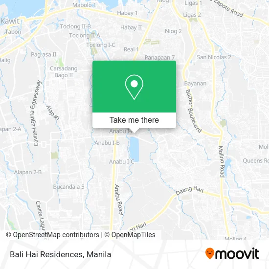 Bali Hai Residences map