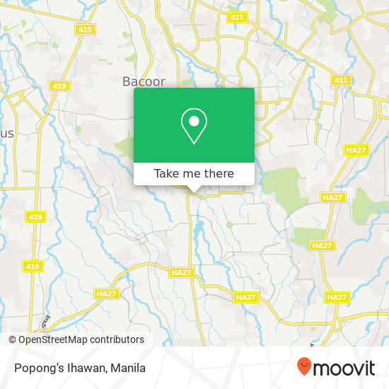 Popong's Ihawan map