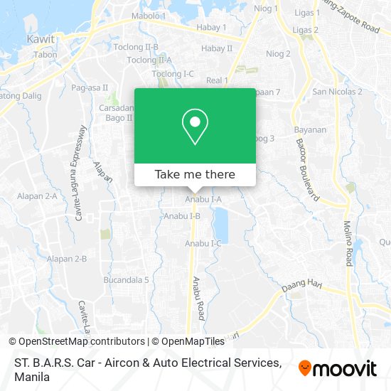 ST. B.A.R.S. Car - Aircon & Auto Electrical Services map