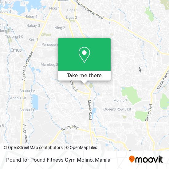 Pound for Pound Fitness Gym Molino map
