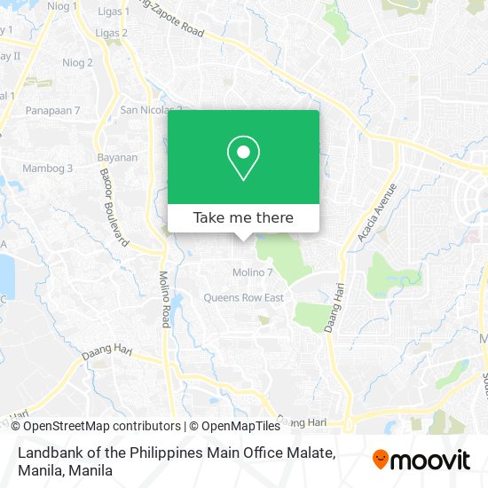 Landbank of the Philippines Main Office Malate, Manila map