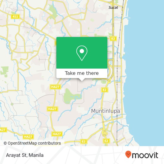 Arayat St map