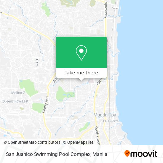 San Juanico Swimming Pool Complex map