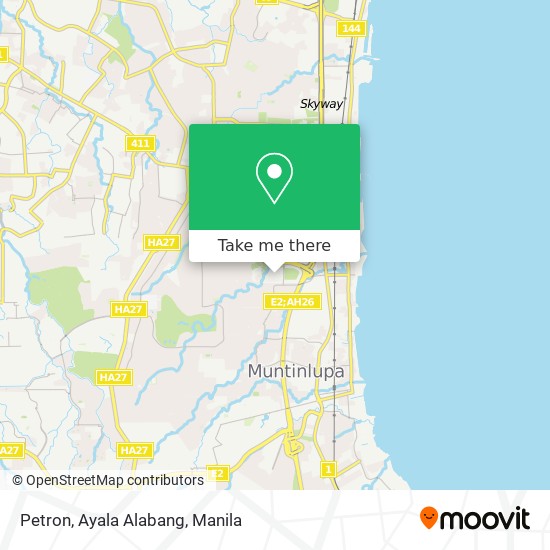 Petron, Ayala Alabang map
