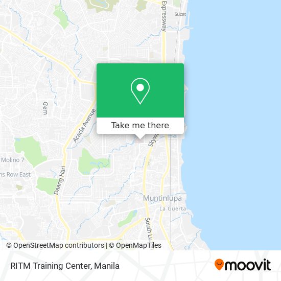 RITM Training Center map