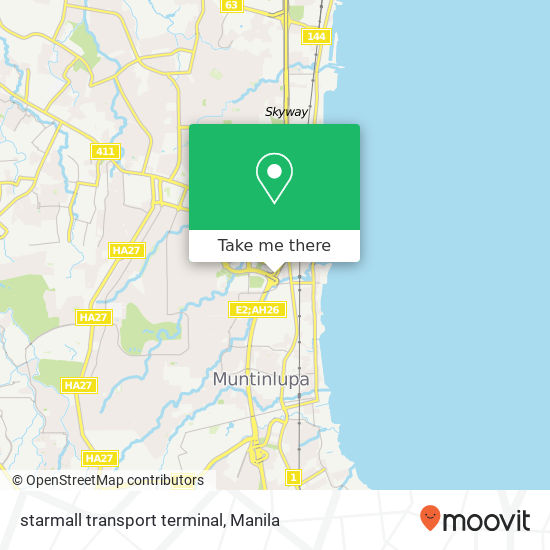 starmall transport terminal map