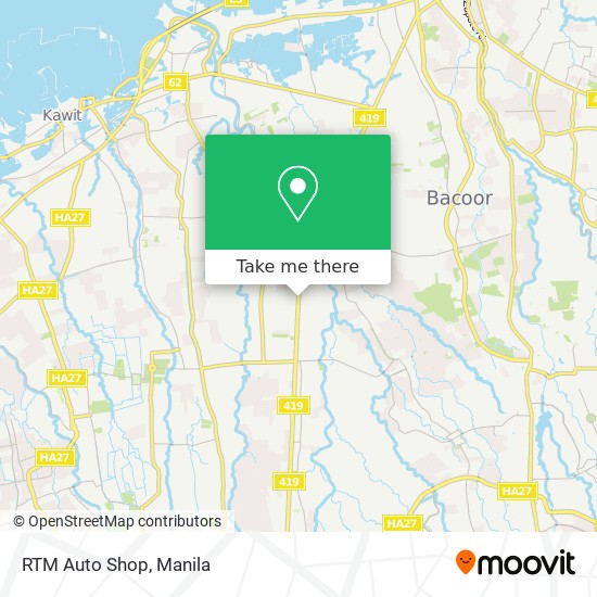 RTM Auto Shop map