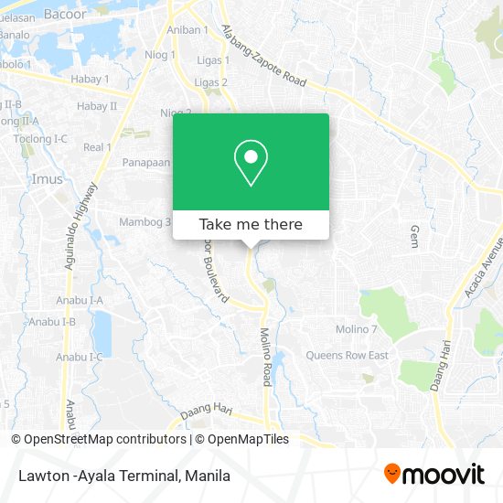 Lawton -Ayala Terminal map