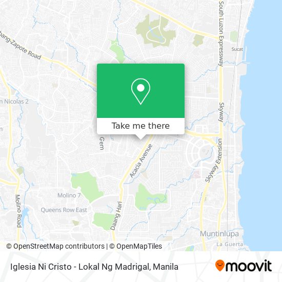 Iglesia Ni Cristo - Lokal Ng Madrigal map