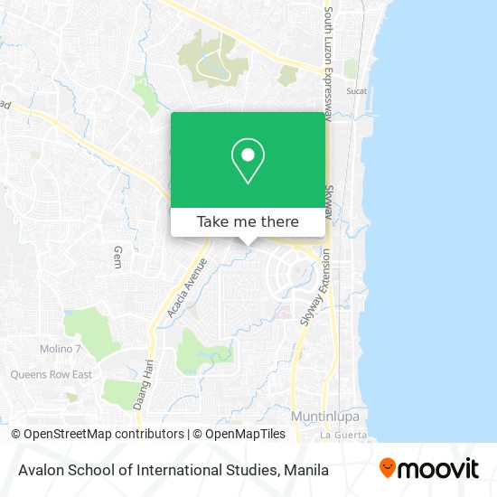 Avalon School of International Studies map