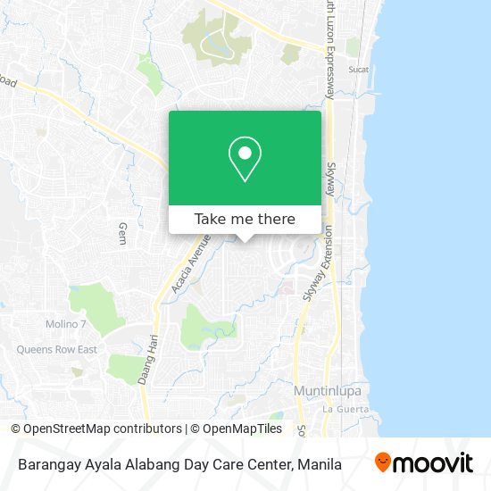 Barangay Ayala Alabang Day Care Center map