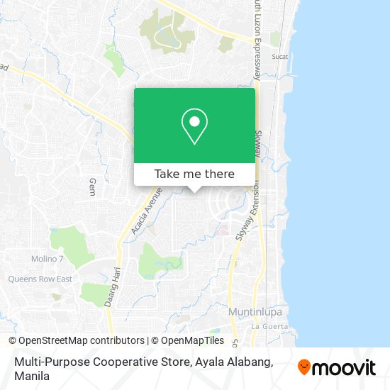 Multi-Purpose Cooperative Store, Ayala Alabang map