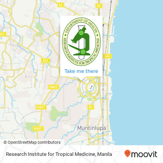 Research Institute for Tropical Medicine map