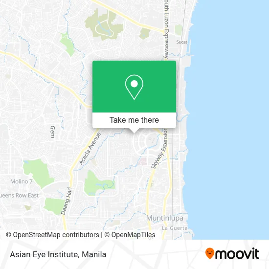 Asian Eye Institute map