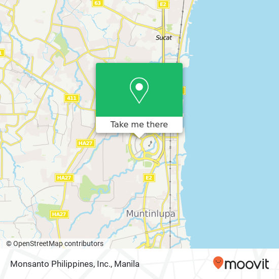 Monsanto Philippines, Inc. map