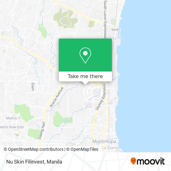 Nu Skin Filinvest map