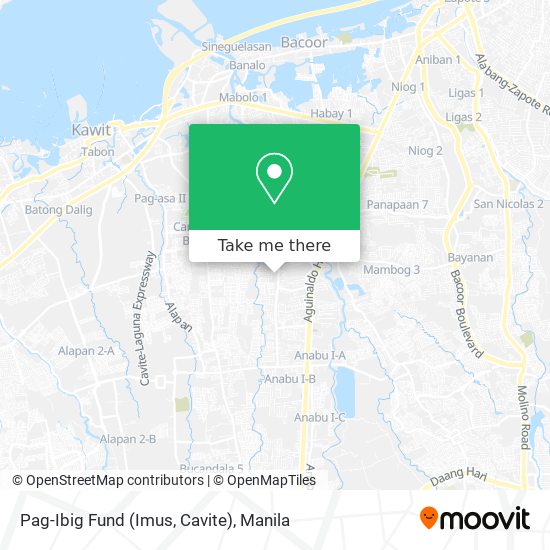 Pag-Ibig Fund (Imus, Cavite) map