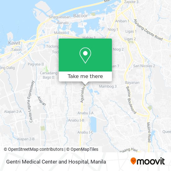 Gentri Medical Center and Hospital map