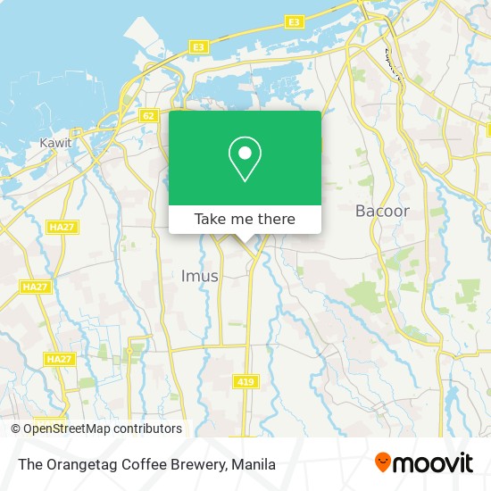 The Orangetag Coffee Brewery map
